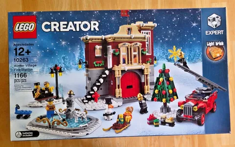 LEGO 10263 Winter Village Fire Station NEW SEALED Retired Christmas Set
