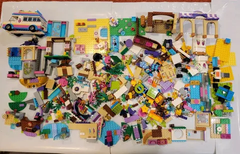 LEGO FRIENDS 5 lb. Bulk Lot Of Mixed Set Pieces Parts