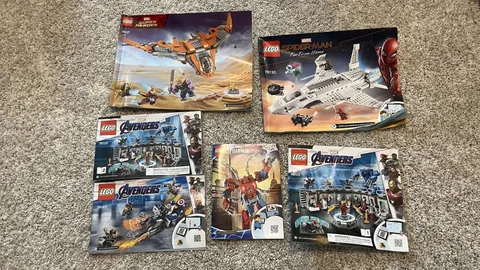 Lot of LEGO Instructions Manuals for DC Marvel Avengers Spider-Man