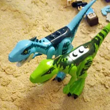 LEGO Velociraptors Dinosaur Figures Lot of Missouri Max Set