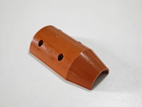 2pcs LEGO 57792 Cement Mixer Drum 3x6x10 Half - Dark Orange (Used) - REBRICKS