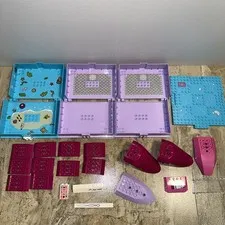 Lego Disney Princess Storybook Parts Little Mermaid Frozen Magenta Pink Blue Lot