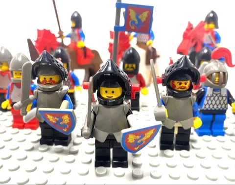 LEGO Castle Black Knights Minifigures Set of 14 Used