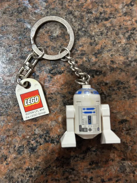 LEGO Star Wars R2-D2 Droid Keychain Minifigure Keyring (Old version)