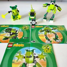LEGO MIXEL Bundle: Glomp Glurt Torts (41518-20) and Nixel with Manual Series 3