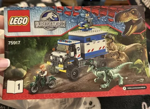 LEGO Jurrasic World 75917 Raptor Rampage Instruction Booklet Manual 1 Only