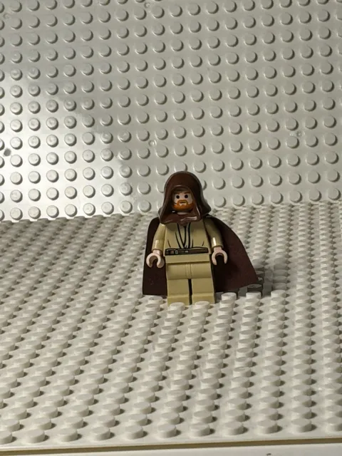 SW0234 Obi-Wan Kenobi Young Hood Cape Star Wars Lego Minifigure, Great Condition