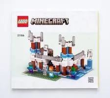 LEGO Minecraft: The Ice Castle 21186 Replacement Instruction Book Only