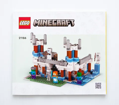 LEGO Minecraft: The Ice Castle 21186 Replacement Instruction Book Only