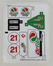 Sticker Sheet 60115stk01b 24498 Genuine From Lego Set 60115 4x4 Off Roader
