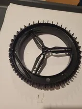 LEGO Bionicle 8995 Black Wheel Hard Plastic Spoked Giant Thin 59521