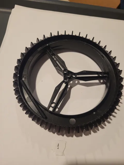 LEGO Bionicle 8995 Black Wheel Hard Plastic Spoked Giant Thin 59521