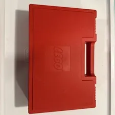 Rare Vintage 1985 Lego Made In Denmark Red Carry Storage Case 4961 