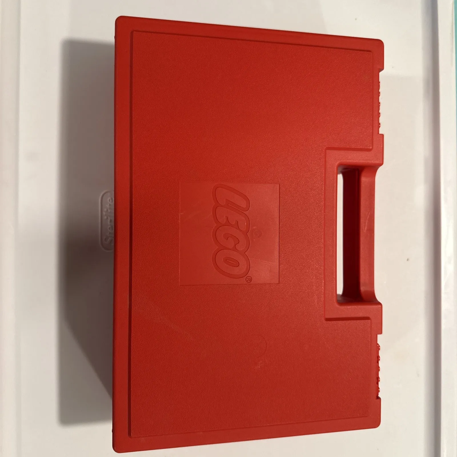 Rare Vintage 1985 Lego Made In Denmark Red Carry Storage Case 4961 