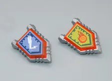 LEGO #6 Nexo Knights shields with tiles for minifigures lot orange