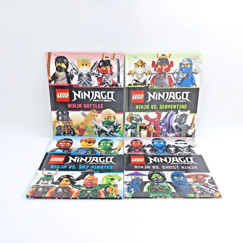 Lego Ninjago -Master of Spinjitzu Lot of 4 Books