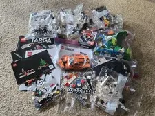 LEGO Lot of Manuals + Misc. Pieces /Bags INCOMPLETE, AS IS - Disney, Super Mario