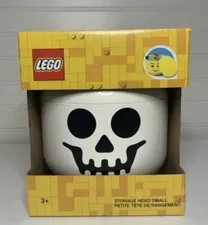 Lego Skull Head Small Storage Container ~  Brand New