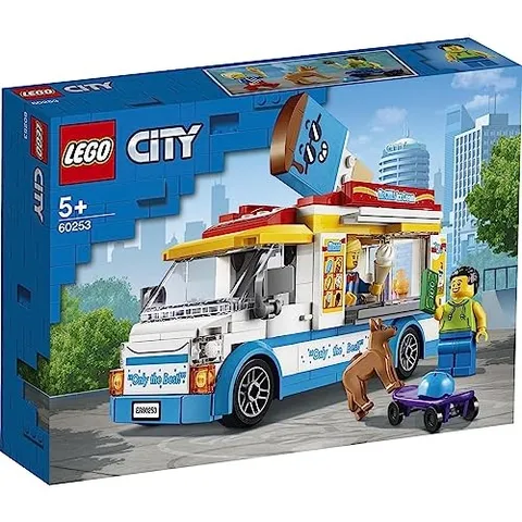 LEGO City Ice Cream Wagon 60253 Toy Block Present Truck Vehicle for Boys and Gir