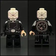 Lego Star Wars Luke and Palpatine Smart Alignment Minifigure Assembly Misprint