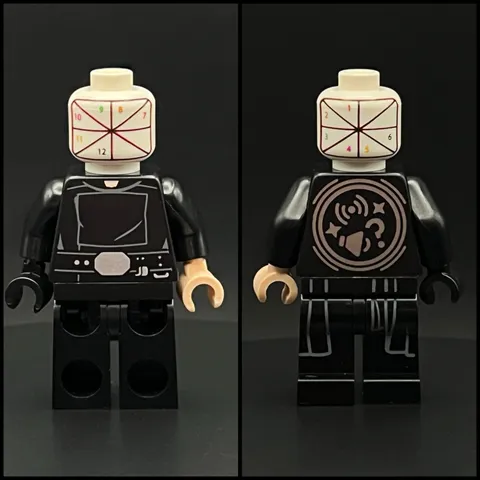 Lego Star Wars Luke and Palpatine Smart Alignment Minifigure Assembly Misprint