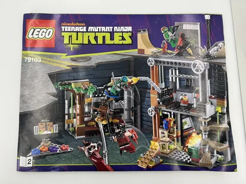 Teenage Mutant Ninja Turtles 79193 Lego Instructional Manual Only