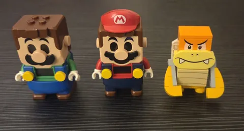 LEGO Super Mario;  Mario and Luigi  Interactive Figures with Boom Boom