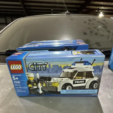 LEGO City Police Car Complete Set 7236, 61 Pieces, Boxed, Ages 5+, Plastic
