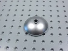LEGO Metallic Silver Round 3x3 Radar Dish Saucer BN