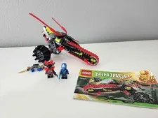 LEGO NINJAGO: Warrior Bike (70501) 99.9% Complete W/ Minifigures & Instructions