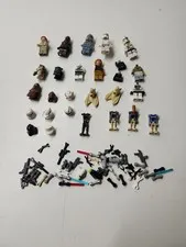 Bulk Lot of LEGO Star Wars Minifigures, Weapons, Droids And More