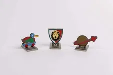 New LEGO 3 Magnets (Classic Space/ Castle/ Wooden Duck) 5008907 5008908 5008909