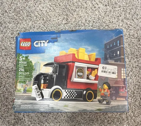 LEGO City Great Vehicles 60488 Fries Food Truck Building Set 216pcs 5+