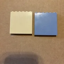 Lot of 2 Lego Parts 59349 Wall Panels 1x6x5