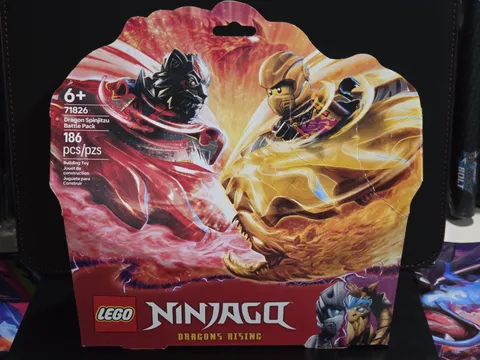 LEGO NINJAGO Dragon Spinjitzu Battle Pack - Spinning Blade Building Toy for...
