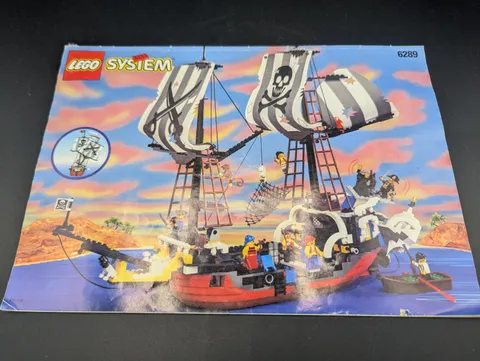 LEGO System: Red Beard Runner Pirate Ship (6289) MANUAL ONLY No Bricks SEE PICS