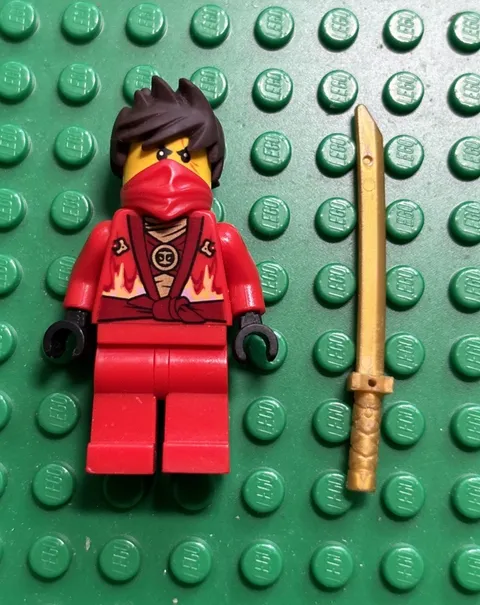 LEGO Kai Rebooted 70721 70727 Techno blade Red Ninja Ninjago NJO0091
