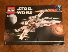 LEGO Star Wars 6212 X-Wing Fighter Instruction Manual Book Only 2006
