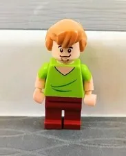 Lego Scooby Doo Shaggy Minifigure Smiley Angry Face