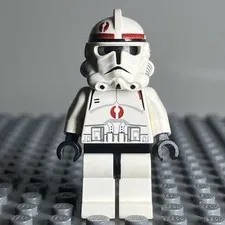BARC Trooper Episode 3 7250 Red Clone Star Wars LEGO Minifigure Mini Figure 2T