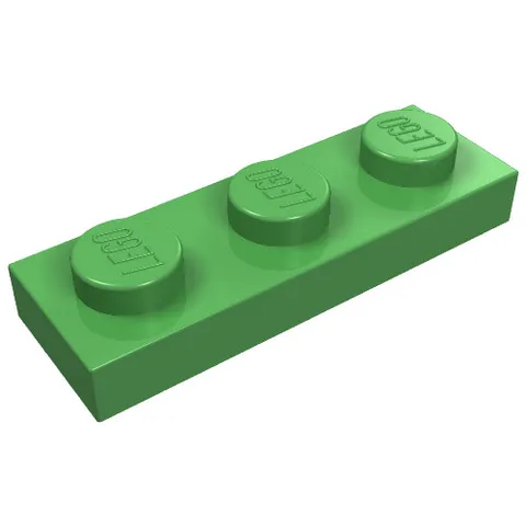 10x LEGO® Part 3623 - Plate 1 x 3