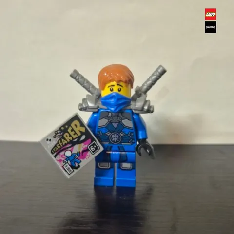 LEGO Ninjago Jay Stone Armor NJO232 Complete w/ Collector Tile