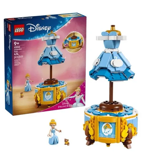 New LEGO Disney Cinderella's Dress 43266 Toy Building Kit 474 pcs