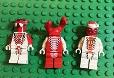 Lego Ninjago Fangdam Fang-Suei Snappa Serpentine Minifigures *all Cracked!!