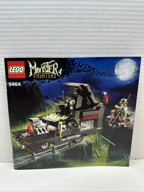 LEGO Monster Fighters Vampyre Hearse Set 9464 Instruction Manual Only