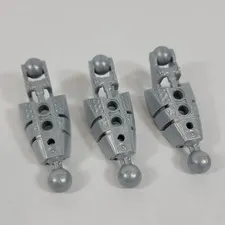 LEGO Bionicle PEARL LIGHT GREY Piraka Lower Leg Section 2 Ball Joint Part 53574