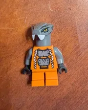 Lego Chokun 9450 9591 Epic Dragon Battle Ninjago Minifigure Orange/gray