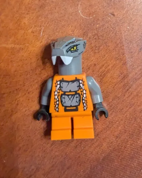Lego Chokun 9450 9591 Epic Dragon Battle Ninjago Minifigure Orange/gray