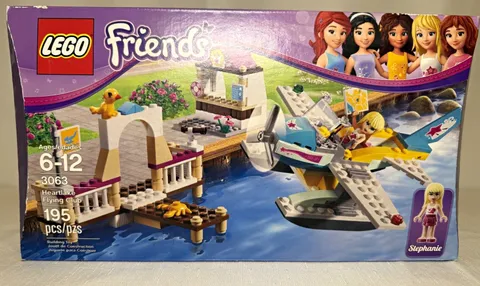 LEGO Friends 3063 Heartlake Flying Club, 100% COMPLETE, 195pcs w/ Stephanie