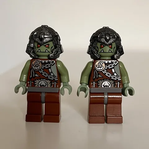 LEGO Troll Warrior 3 Minifigure lot of 2 Cas368